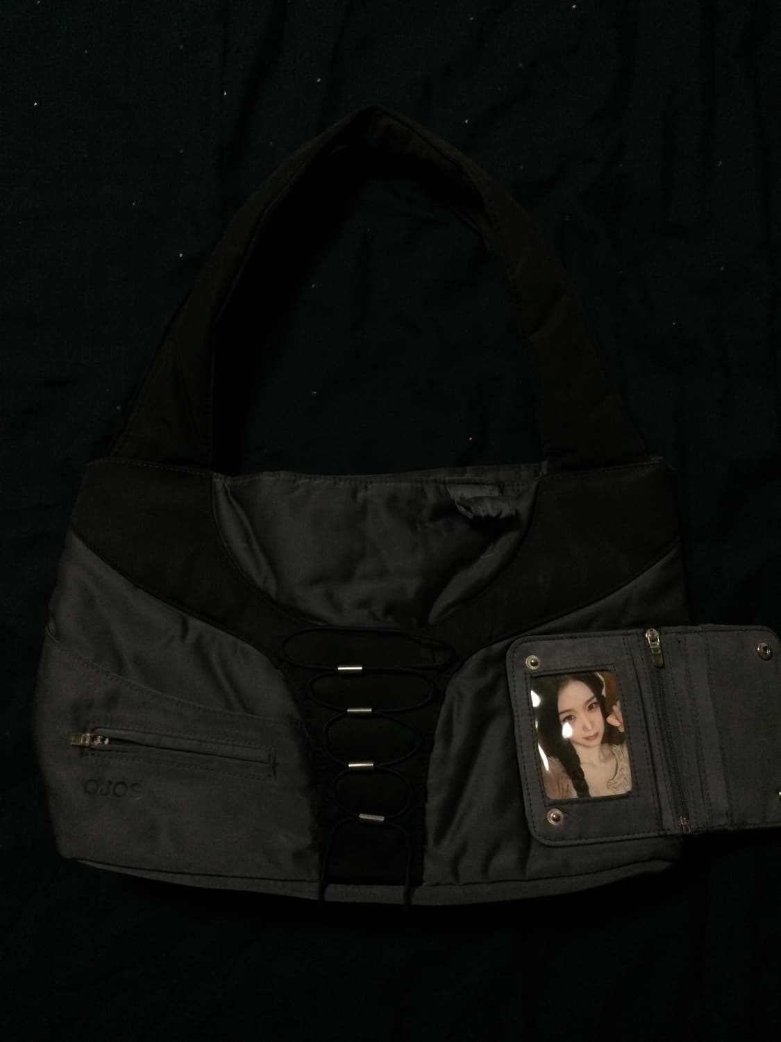 오호스 Wallet Shopper Middle Bag / Black 상품이미지4