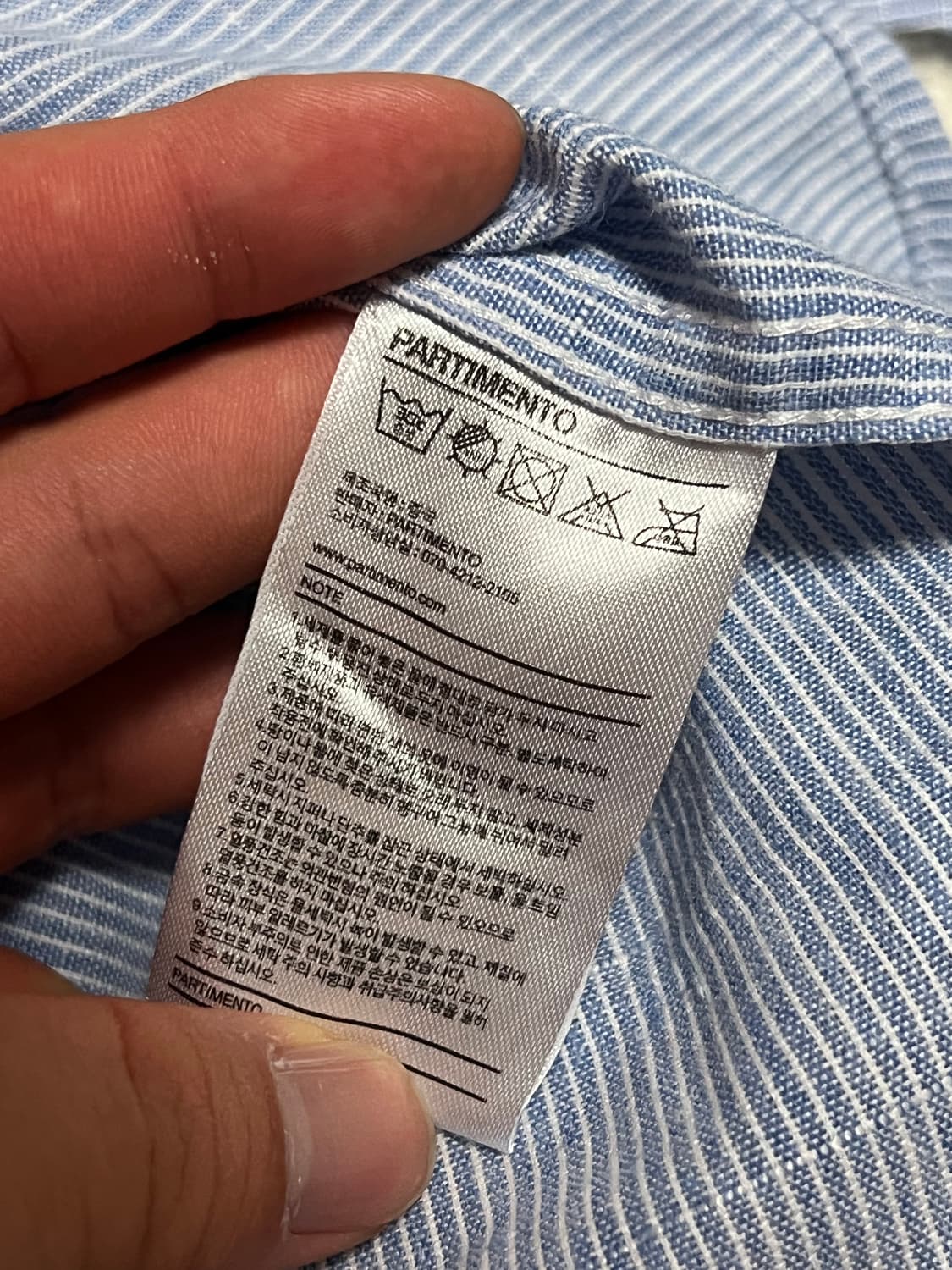 파르티멘토 셔츠  상품이미지3