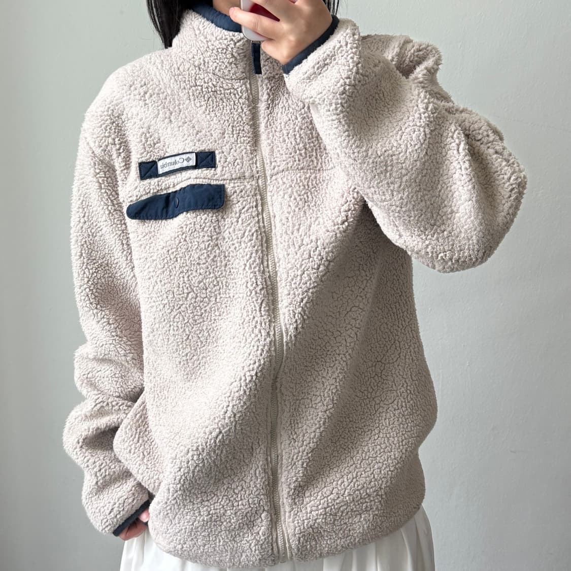 [XL] 컬럼비아 베이지 플리스 상품이미지2