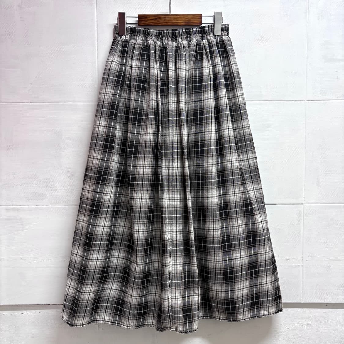 LOGOS DAYS 체크 롱 스커트 JPN 상품이미지3
