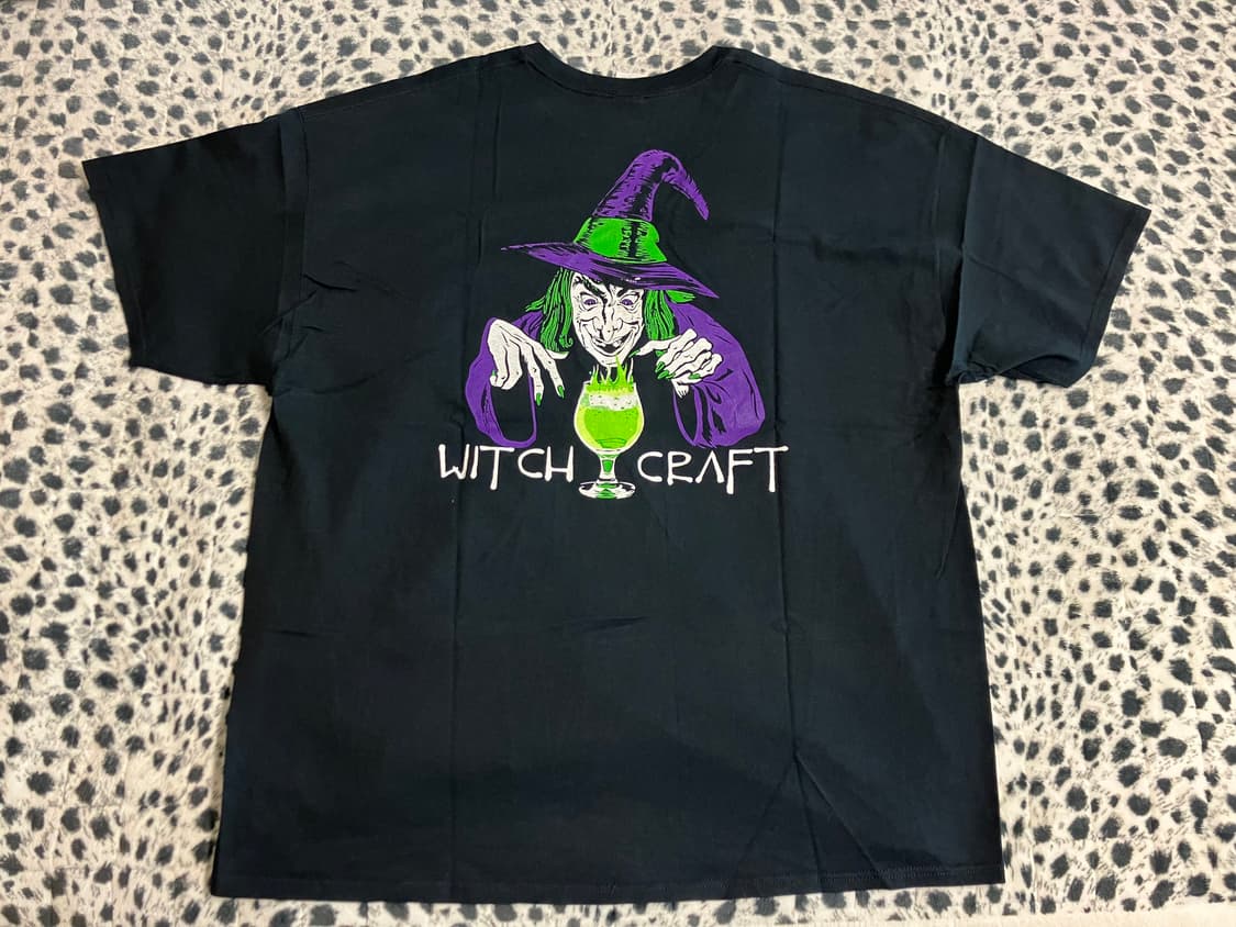 갈단 사의 Witchcraft 마녀 프린팅 티셔츠 XXL 구제 빈티지 상품이미지4