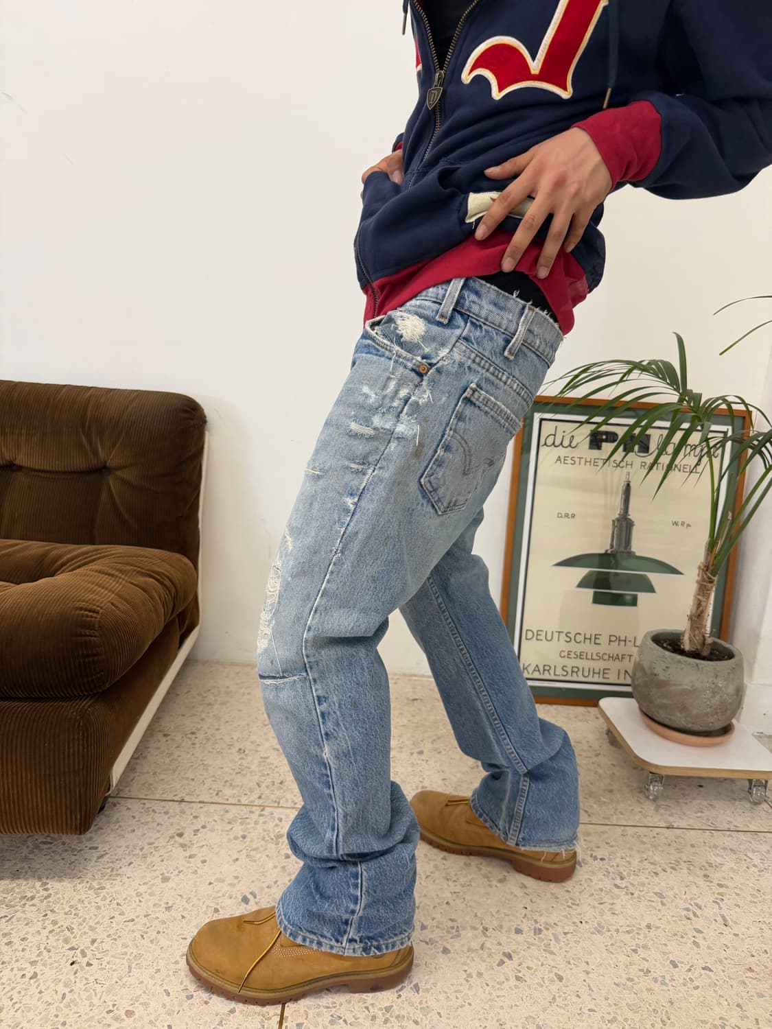 MADE IN USA 🇺🇸  리바이스 517 부츠컷 오렌지탭 상품이미지3