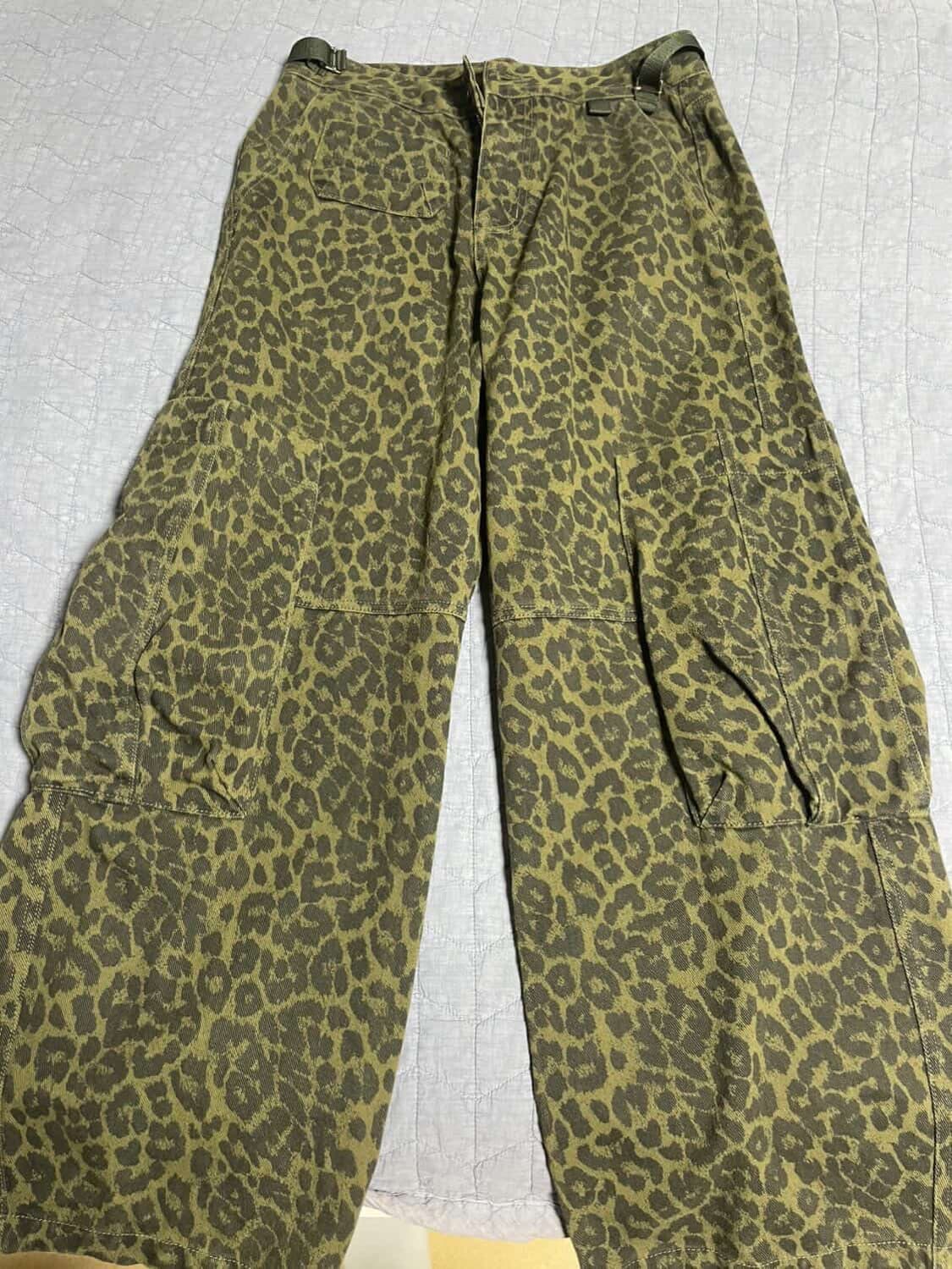 Lumping cargo pants / Leopard khaki 01 상품이미지3