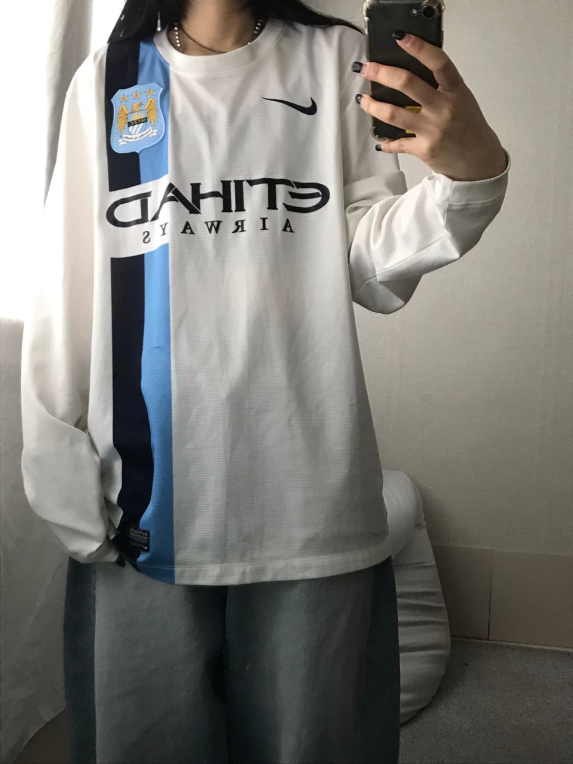 나이키 맨시티 유니폼 롱슬리브 상품이미지5