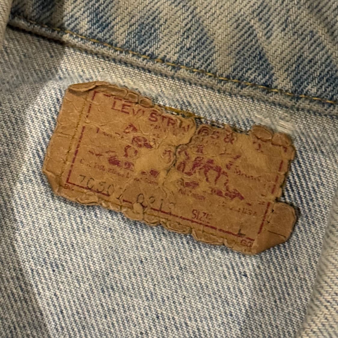 리바이스 70507 데님 자켓 L 상품이미지3