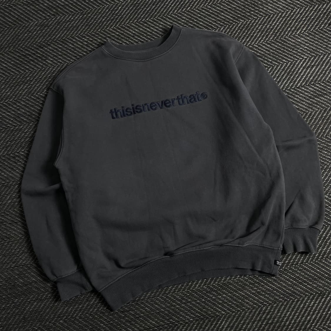 디스이즈네버댓 빅로고 피그먼트 스웻 셔츠y 3422 상품이미지1