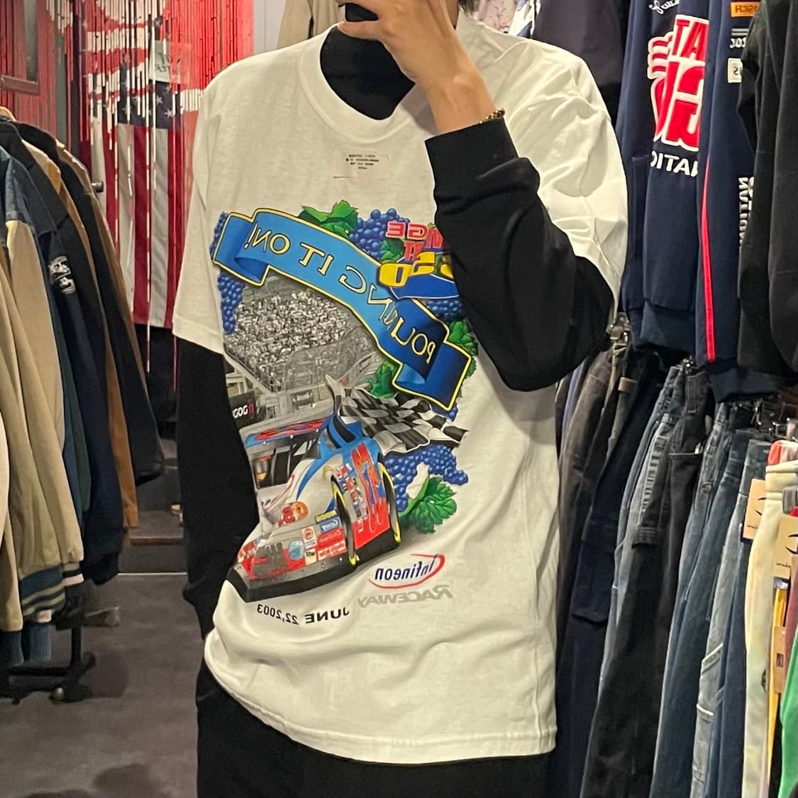 [IM] 나스카 프린팅 반팔 상품이미지5