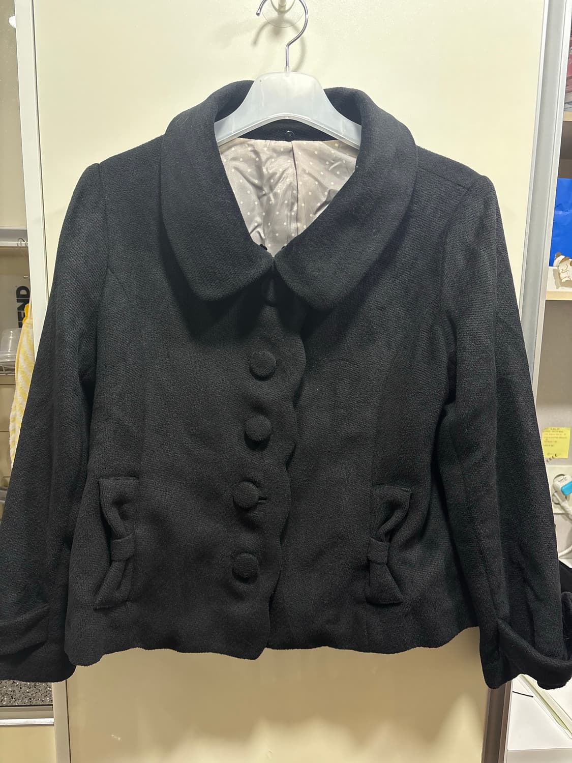 11일 내 구매 시 택포) 코이세이오st 리본 울 자켓 상품이미지1