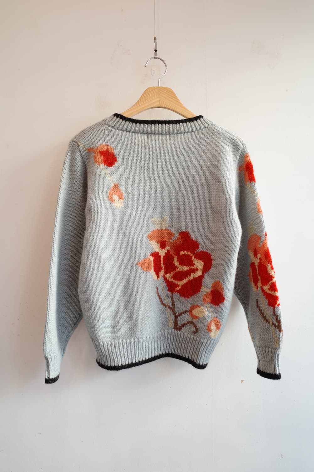 Luies 일본 브랜드 플라워 패턴 울 니트 (새상품) 상품이미지6