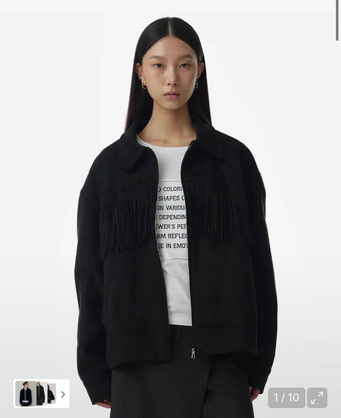 밀로우먼 프린지 웨스턴 자켓 M 상품이미지1