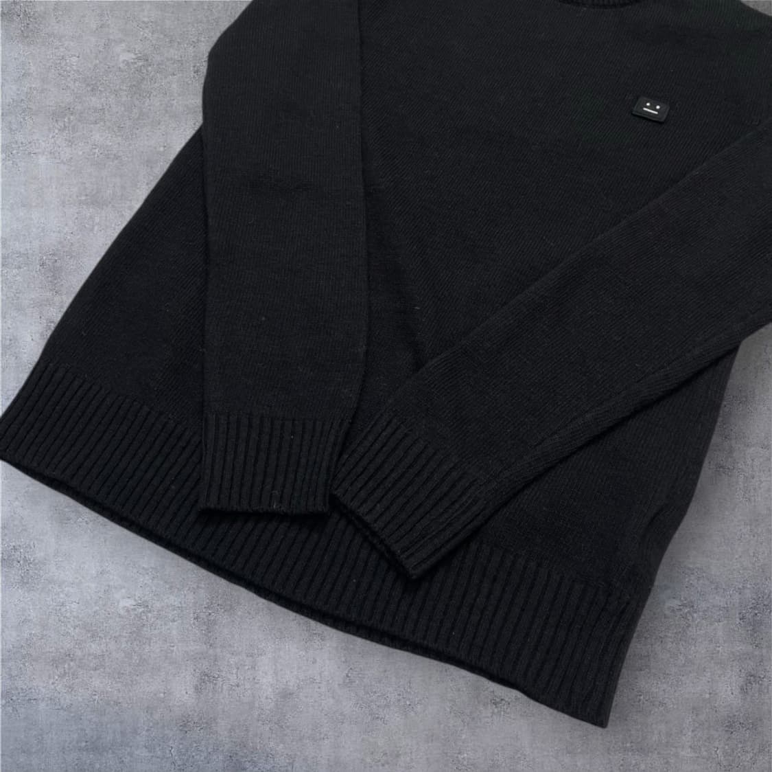 아크네 스튜디오 Acne studios 블랙 페이스 패치 니트 M 상품이미지6