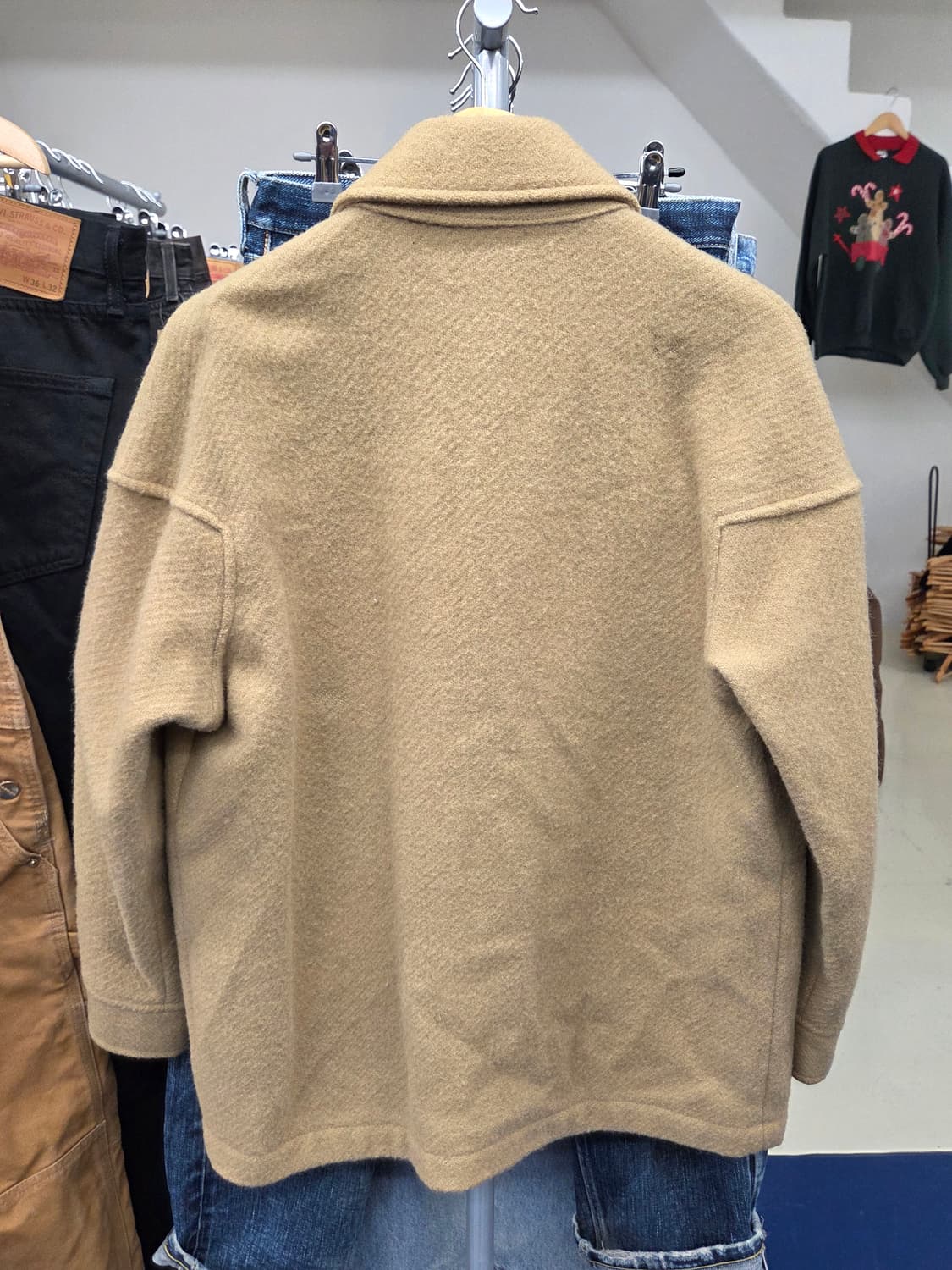 1980s Scene from van 울 자켓 상품이미지5