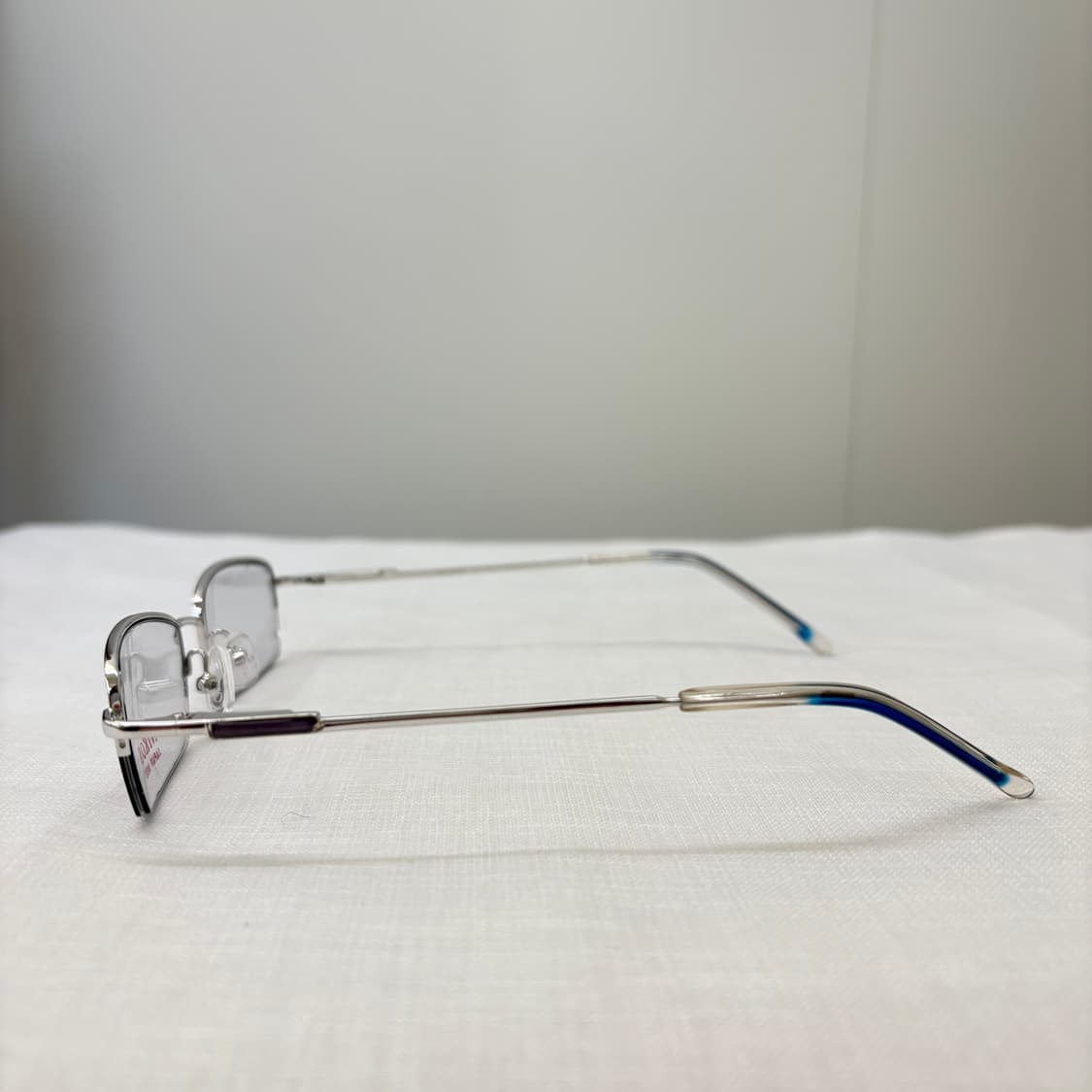 NIKOS 실버 반무테 빈티지안경 상품이미지4