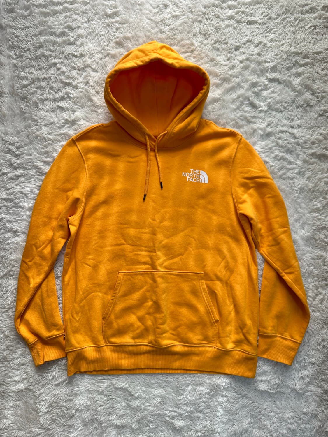 노스페이스 노란색 후드티 L 상품이미지2