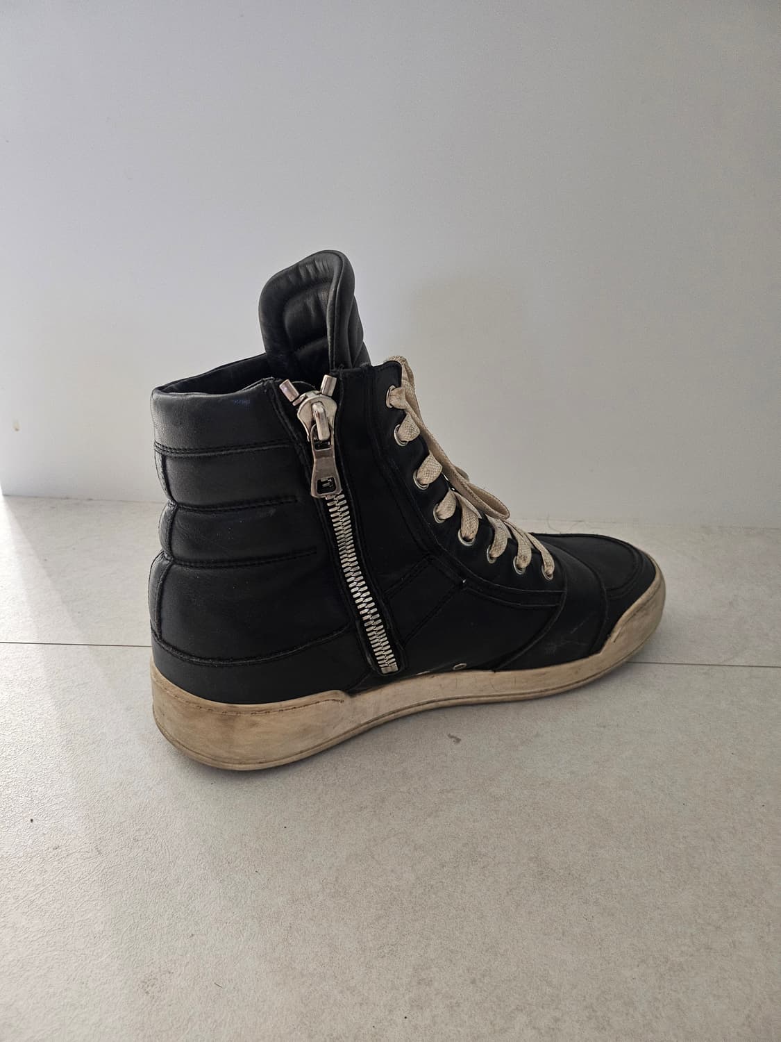 발망 balmain 레더 하이탑 상품이미지3