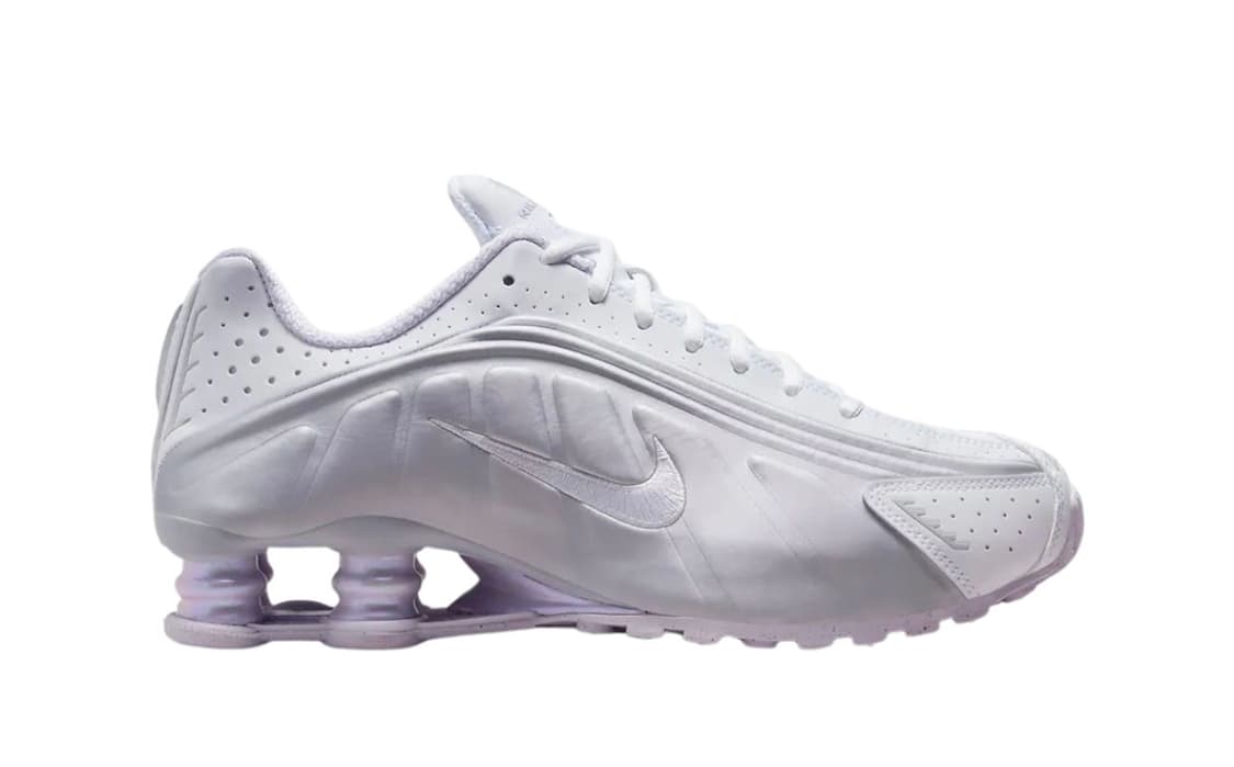 나이키 샥스 R4 화이트앤메탈릭 플래티넘230 상품이미지1