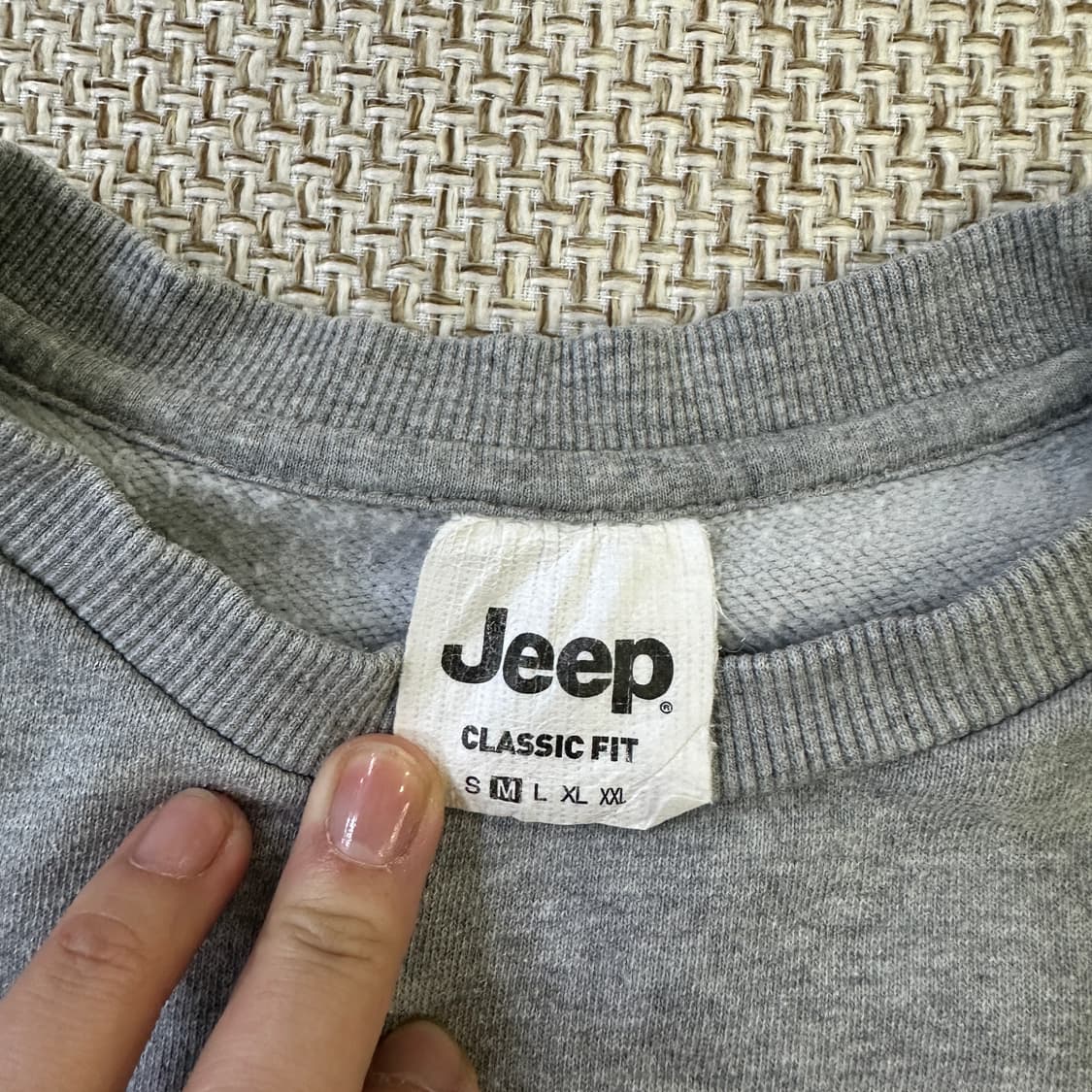 M 지프 빅로고 맨투맨 티셔츠 0316D 상품이미지2