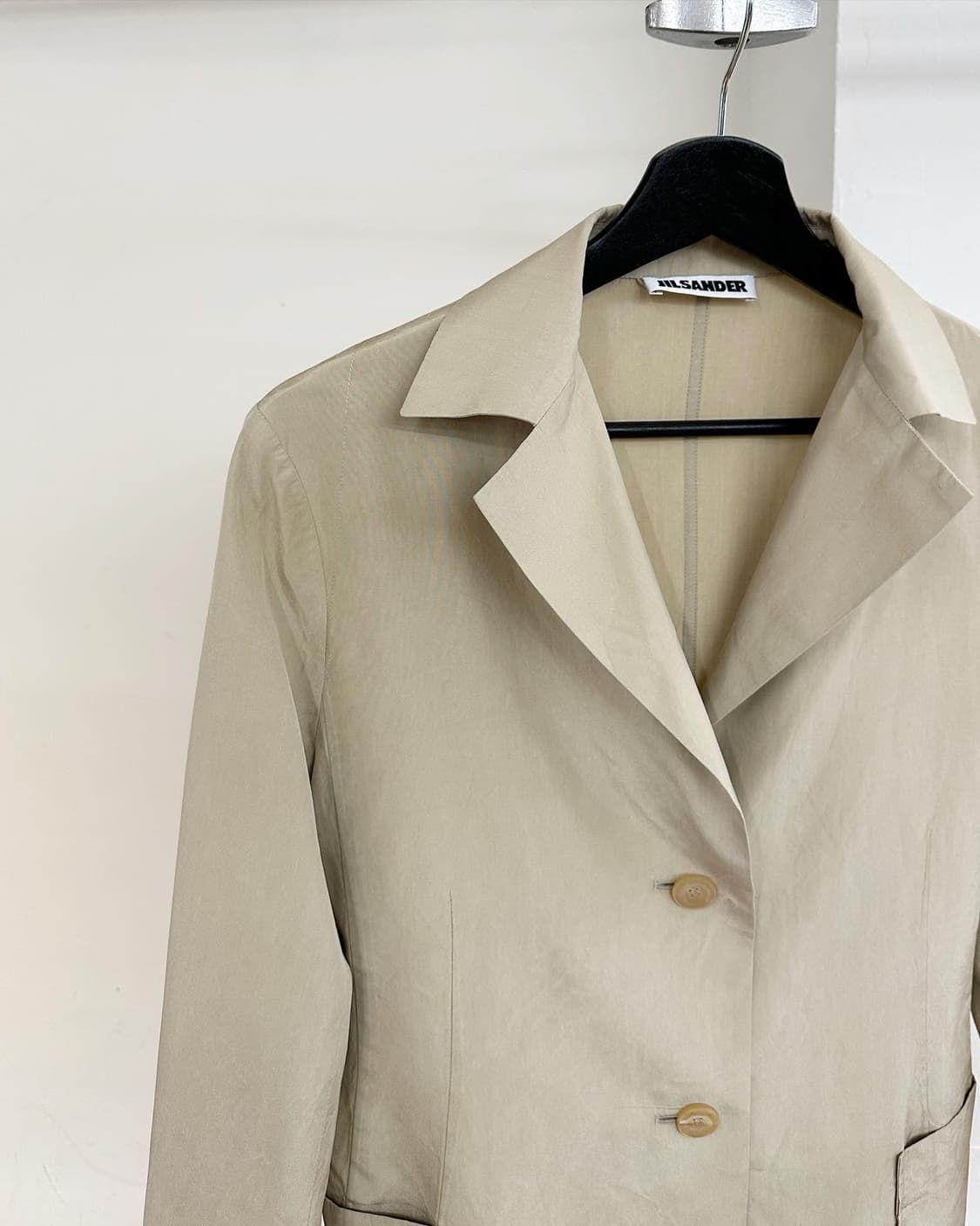 질샌더 베이지 폴리 2b 포켓 자켓  상품이미지3