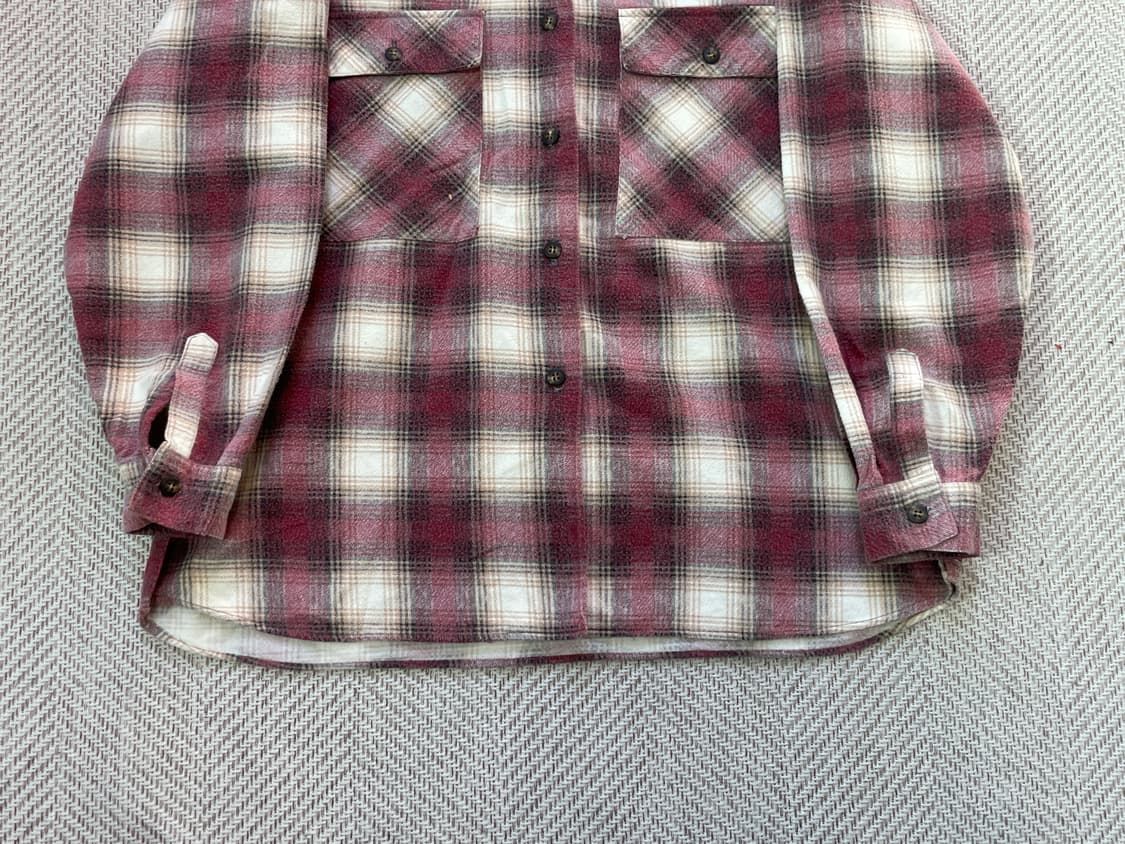빈티지 플란넬 체크 셔츠  상품이미지2