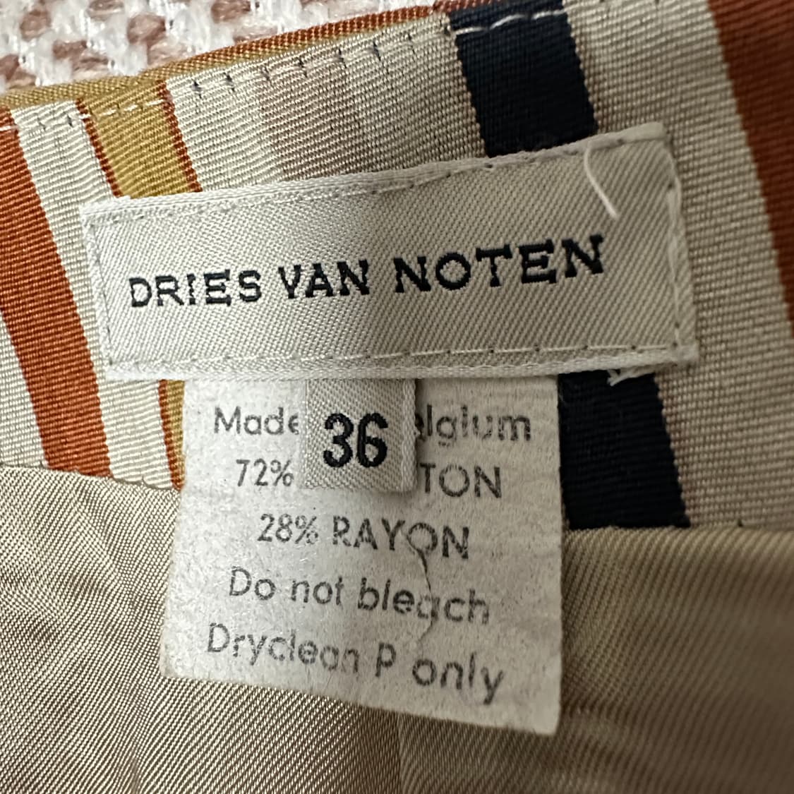 DRIES VAN NOTEN cotton skirt 상품이미지3