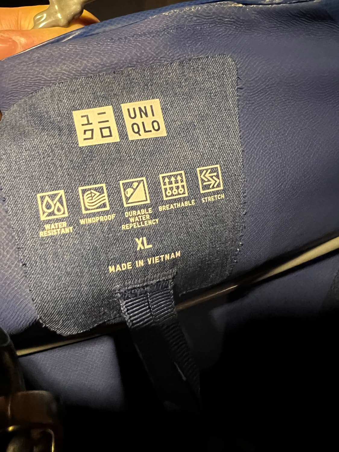 유니클로 블록테크 파카 XL 상품이미지3