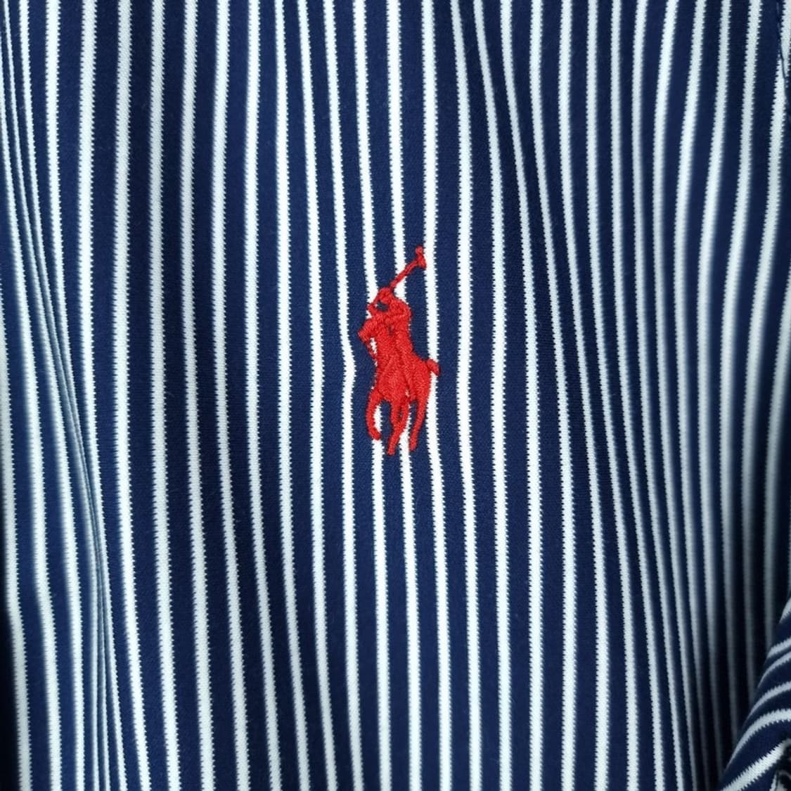 [폴로 랄프로렌] 포니 로고 자수 스트라이프 셔츠 M17523 상품이미지6