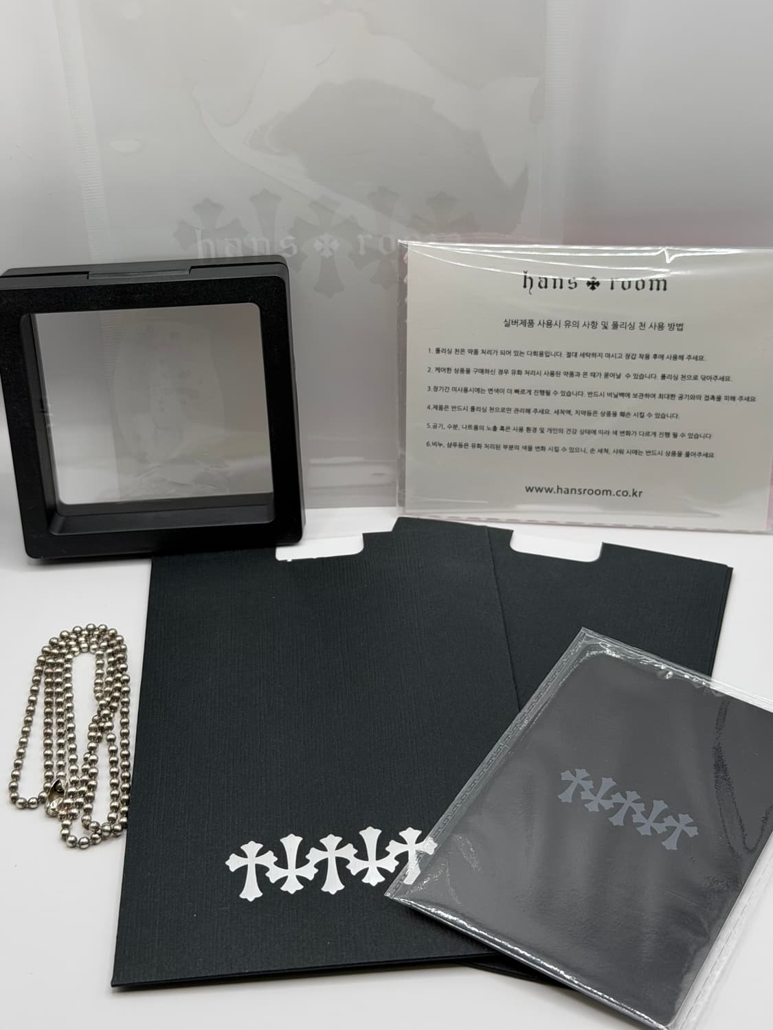 크롬하츠 목걸이 판매합니다. [ 타이니 CH 크로스 펜던트 참 ] 상품이미지4