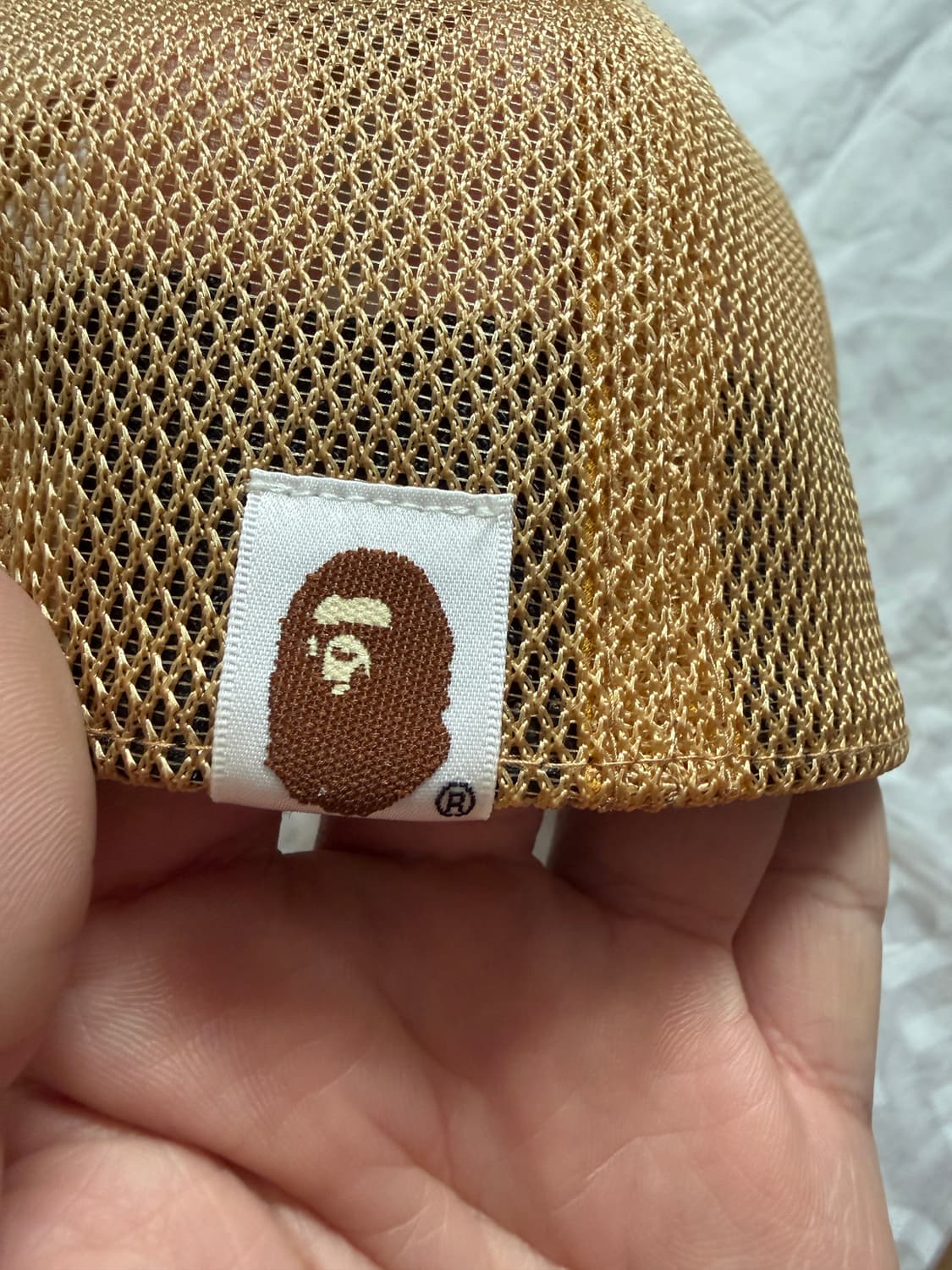 스투시 x 베이프 1st 카모 트러커햇 옐로우 상품이미지2