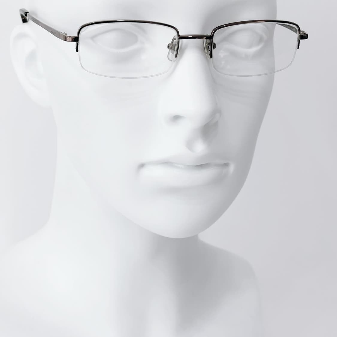 LUCK 브라운 반무테 데드스탁 빈티지안경 상품이미지5