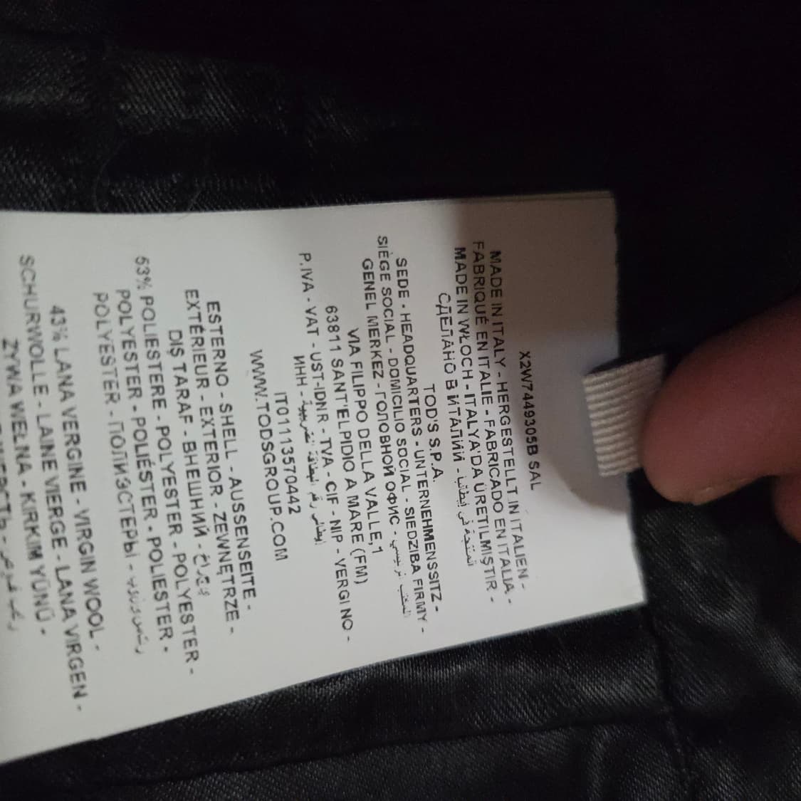 TODS 토즈 우먼 여성 원버튼 블레이저 자켓 36 상품이미지8