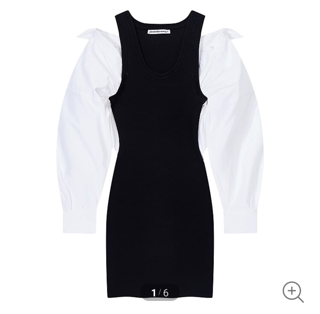 셔츠 레이어드 탱크 원피스 상품이미지1