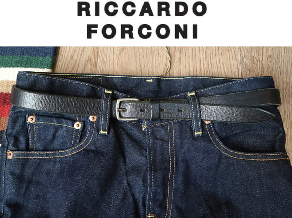 이태리 메이드 riccardo forconi firenze 가죽벨트 상품이미지1