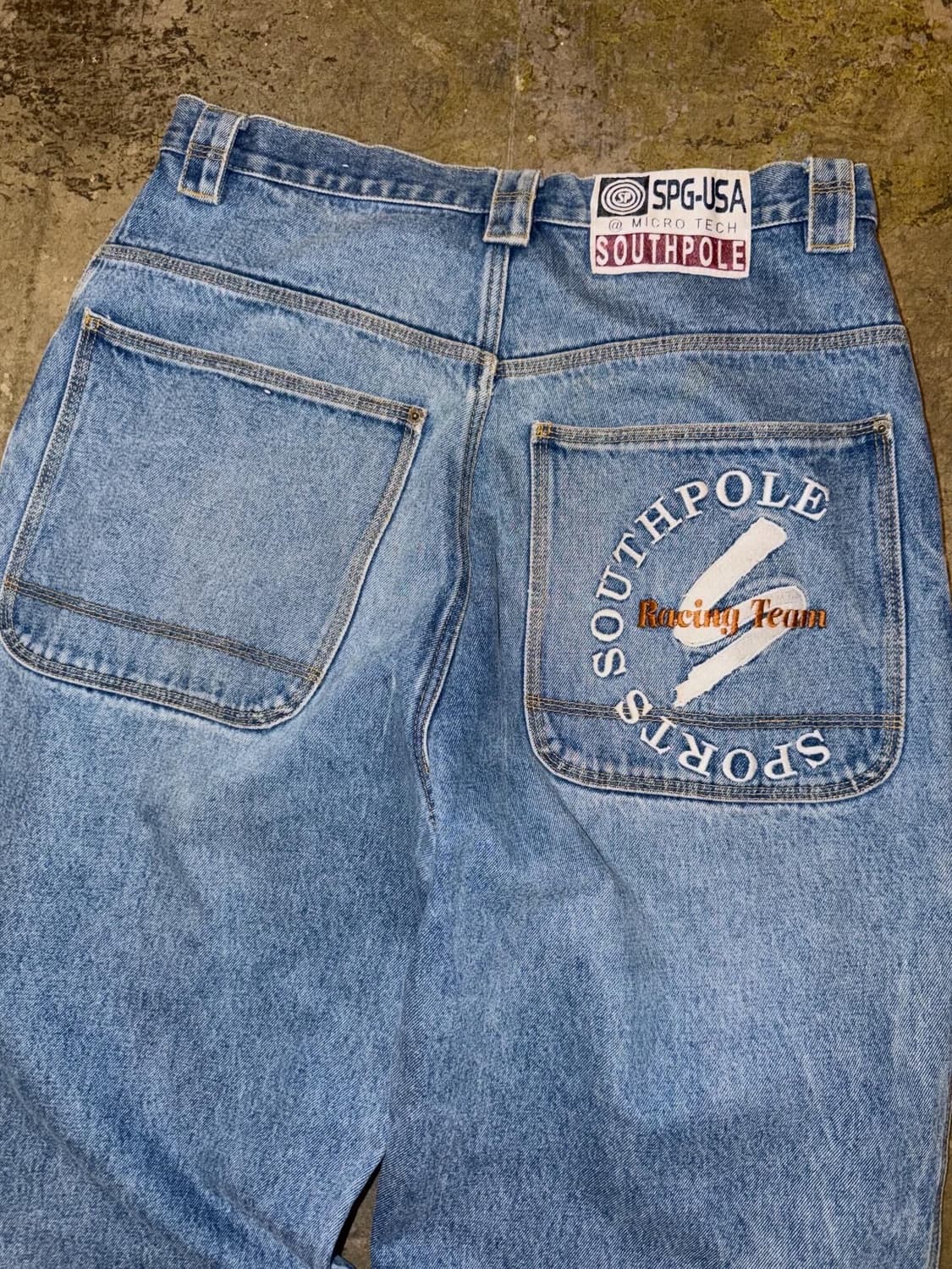 SouthPole Embroidery Washed Hip-Hop PT 상품이미지7