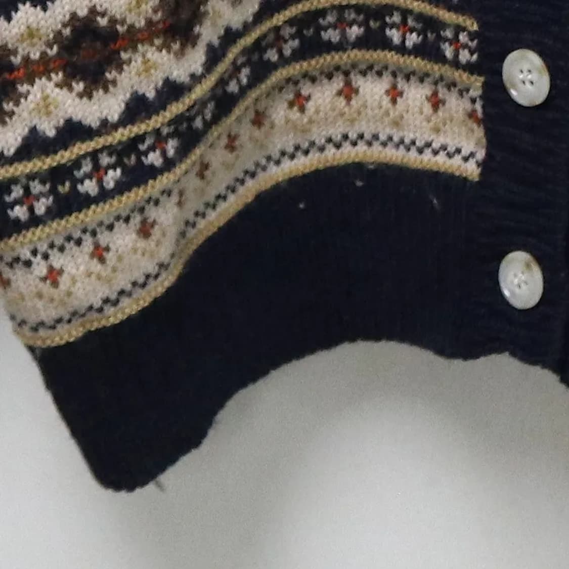 NOMET 패턴 울 혼방 가디건 61351 상품이미지4