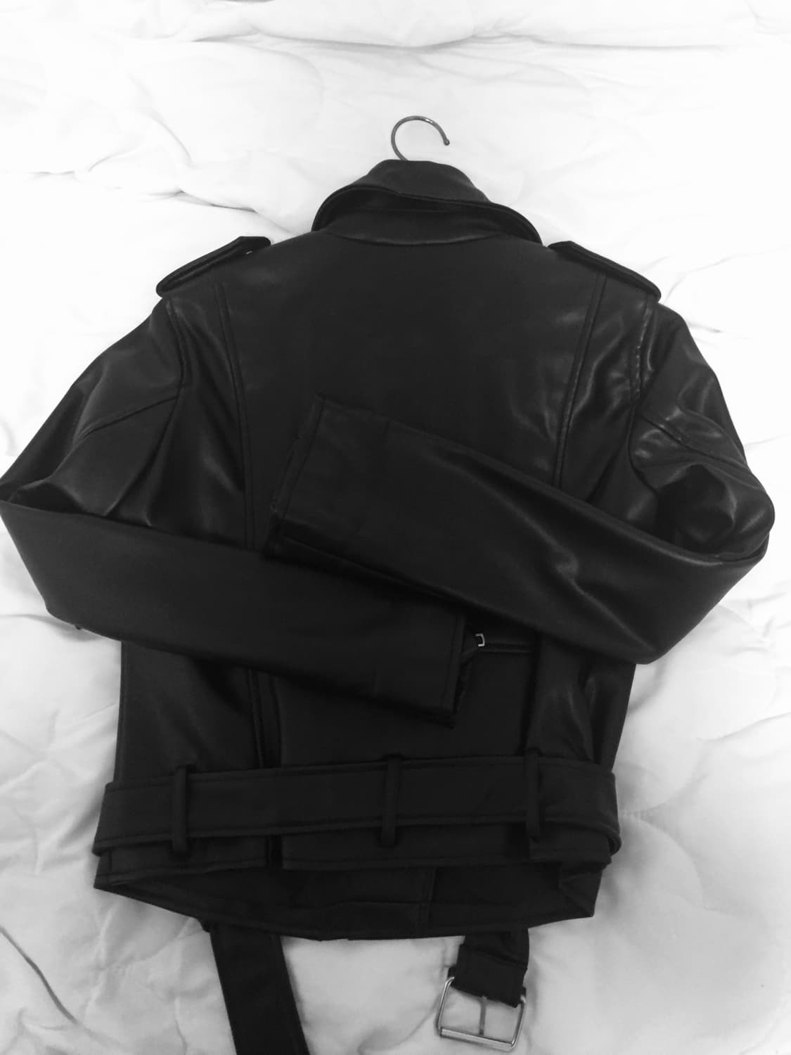 Zara 자라 크롭 레더자켓 상품이미지2