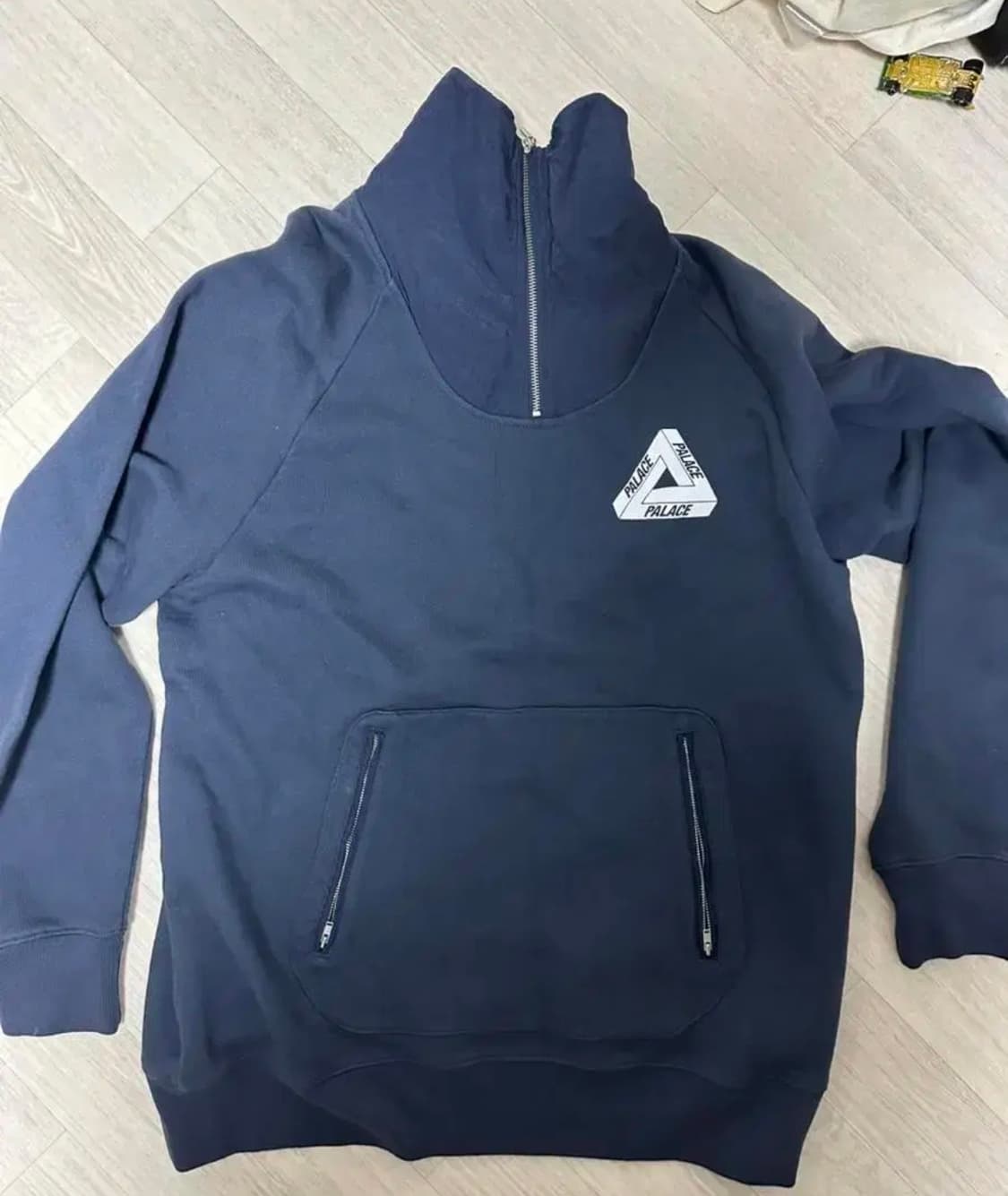 팔라스 넥 크루넥 xl 네이비 . 블랙 상품이미지1