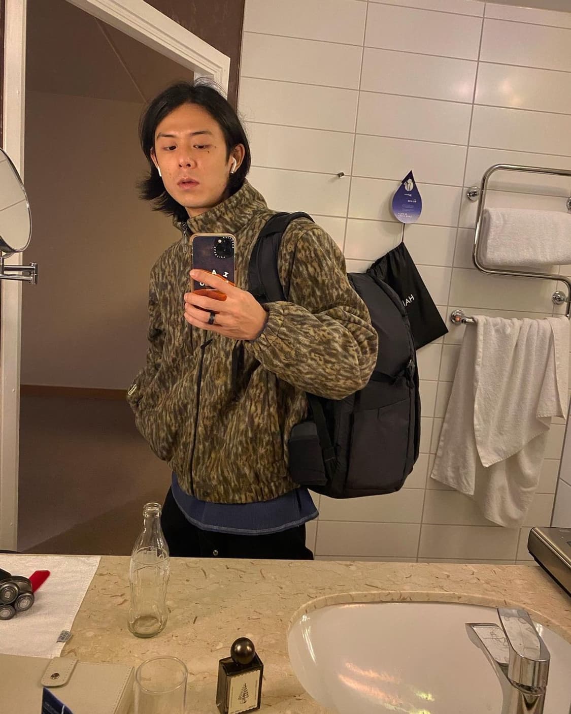 [XL] 드레이크 워터폴 빈지노 카모 후리스 집업 자켓 상품이미지1