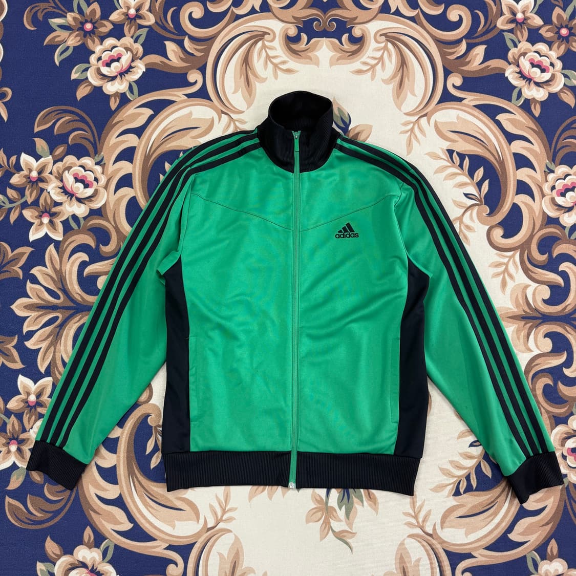 (L)아디다스 Adidas 삼선 트랙탑 져지(그린,초검) 상품이미지1