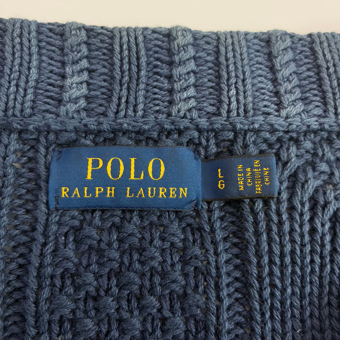 Polo 폴로 랄프로렌 신형 피셔 케이블 워셔블 스웨트가디건 상품이미지5
