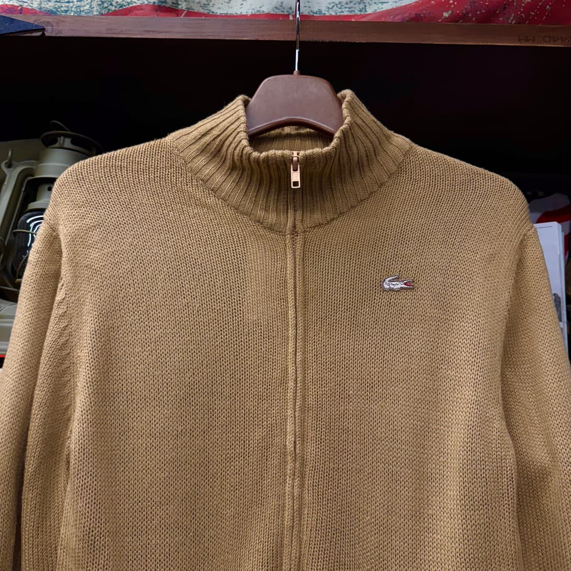60s 70s 라코스테 울 집업 니트 / 아이조드 타일러 더 크리에이터 상품이미지3