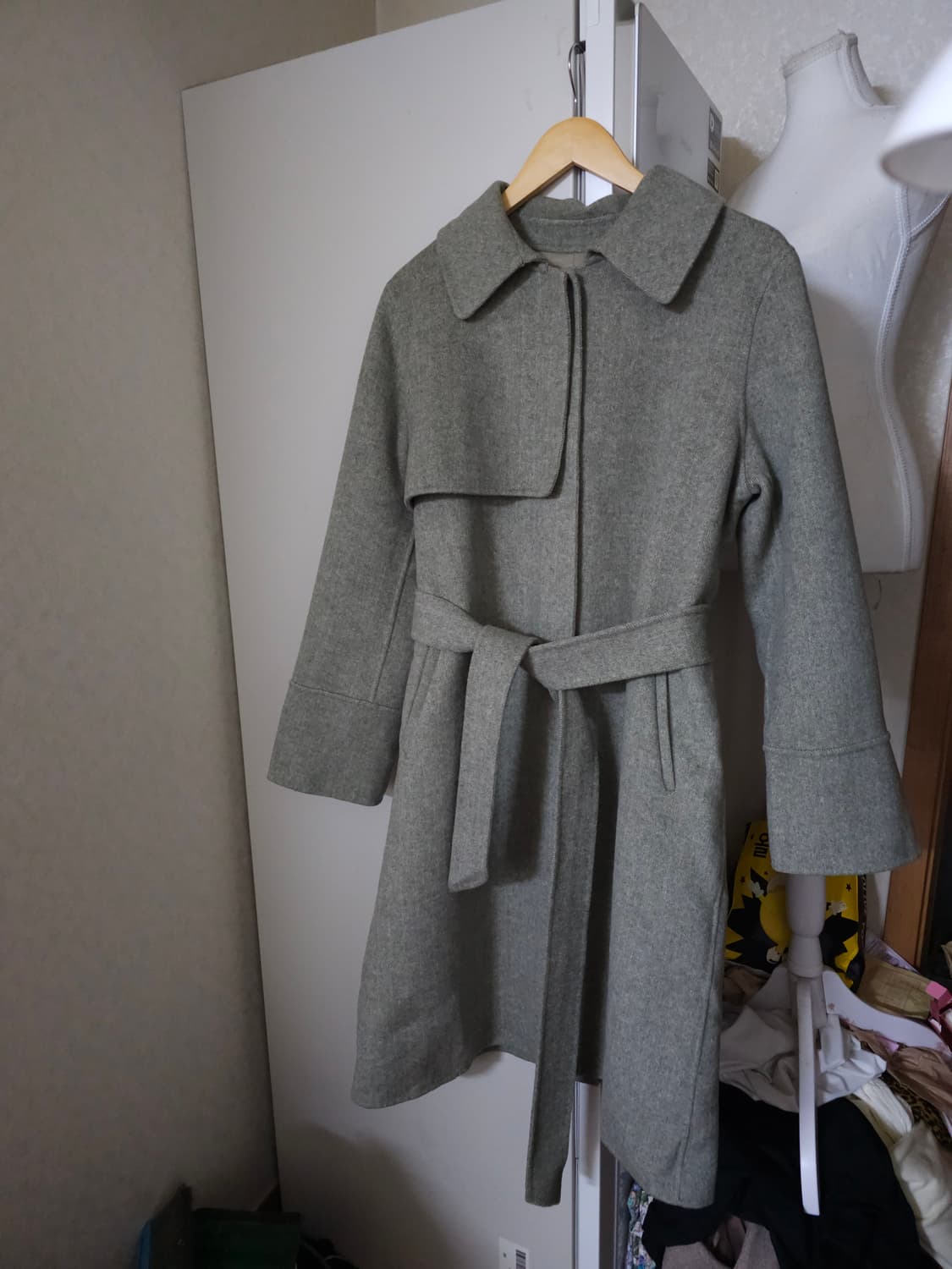 로미스튜디오 핸드메이드 루즈핏 롱코트 상품이미지1