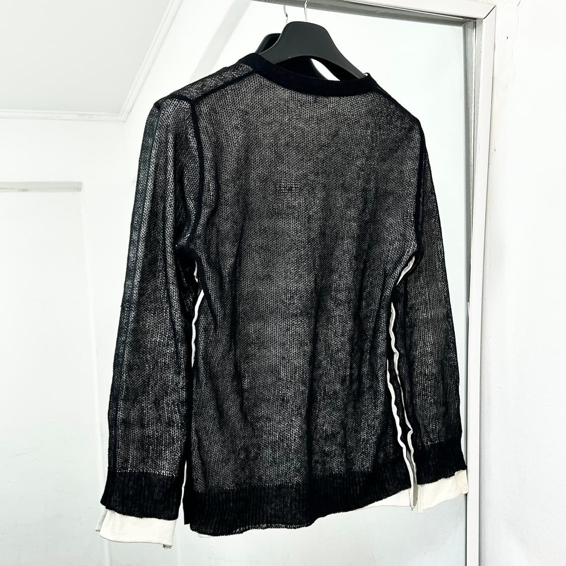 돌체앤가바나 아카이브 제임스딘 레이어드 시스루 실크 롱슬리브 상품이미지5