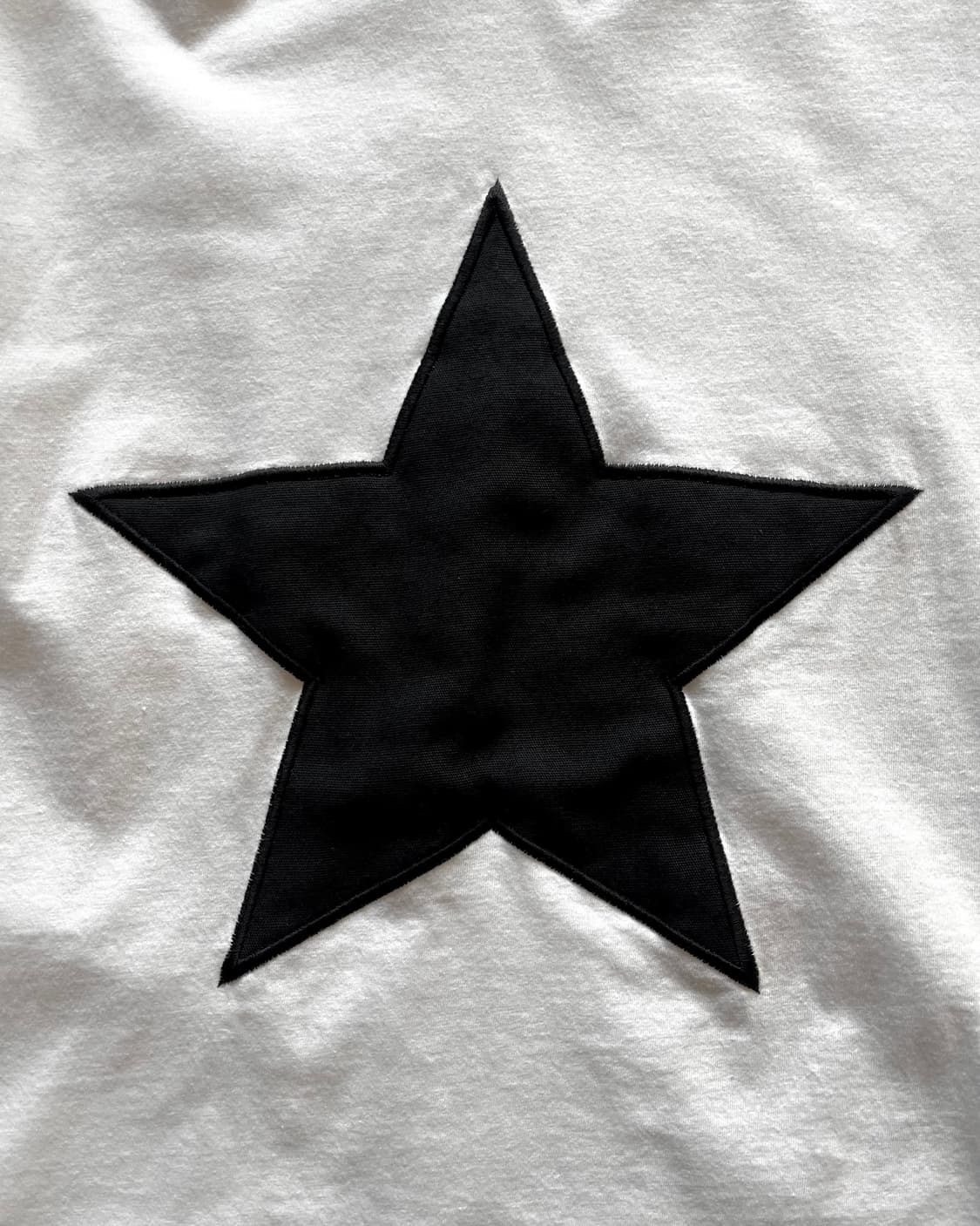 00s Vintage Star Patchwork & Printed T 상품이미지5
