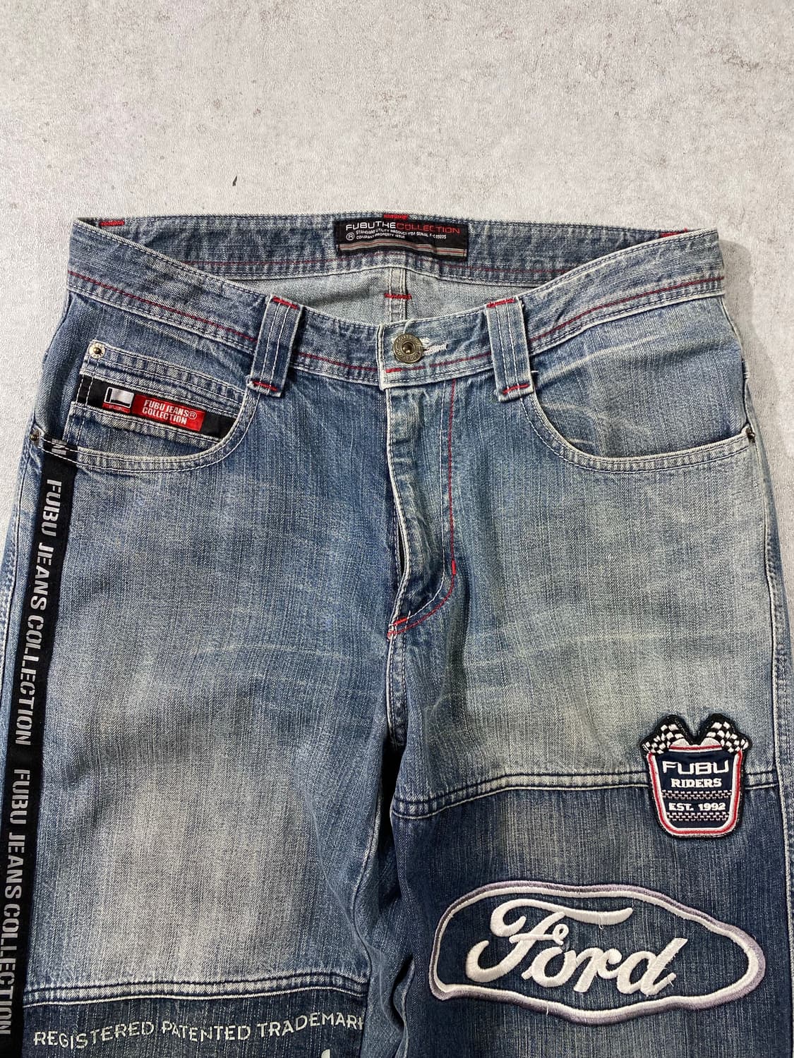 [30] 00s FUBU 후부 레이싱 루즈핏 데님팬츠 상품이미지2