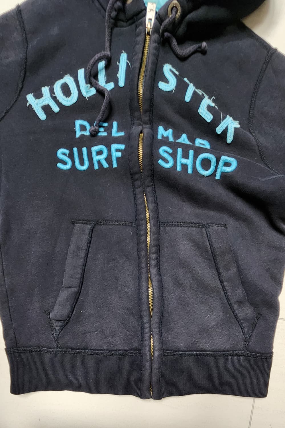 홀리스터 블랙 민트 후드집업 s 상품이미지3