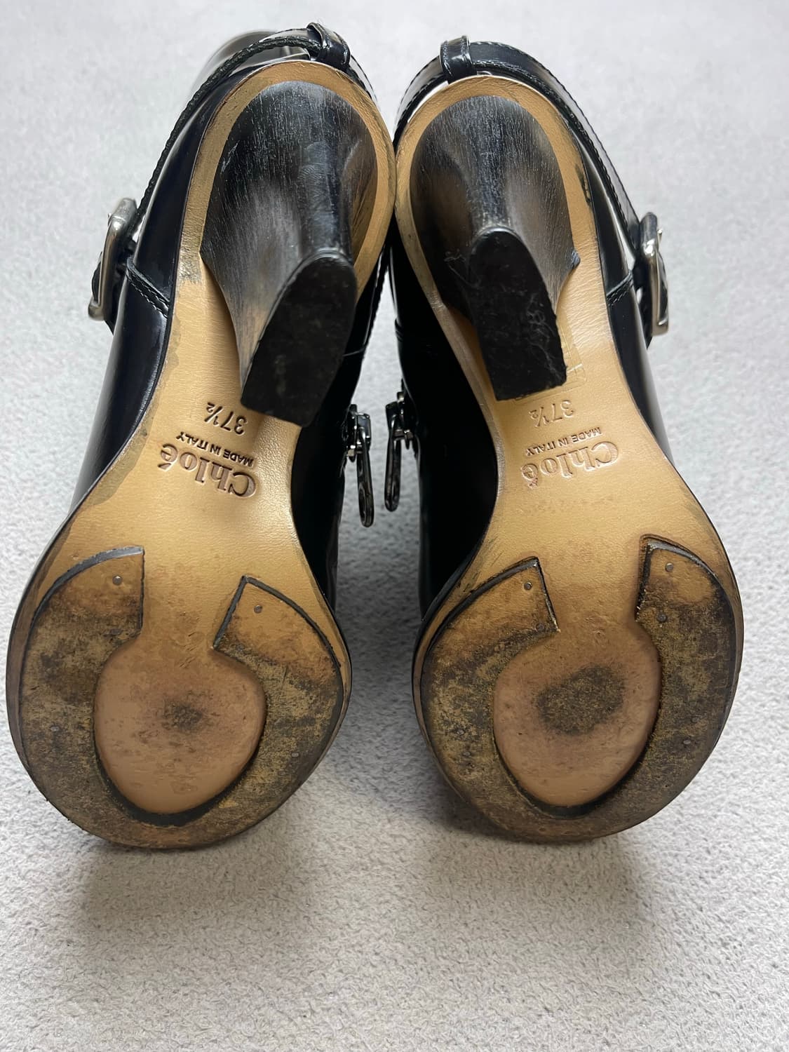 [37.5] Chloe 끌로에 레더 부츠 -240-245 상품이미지5