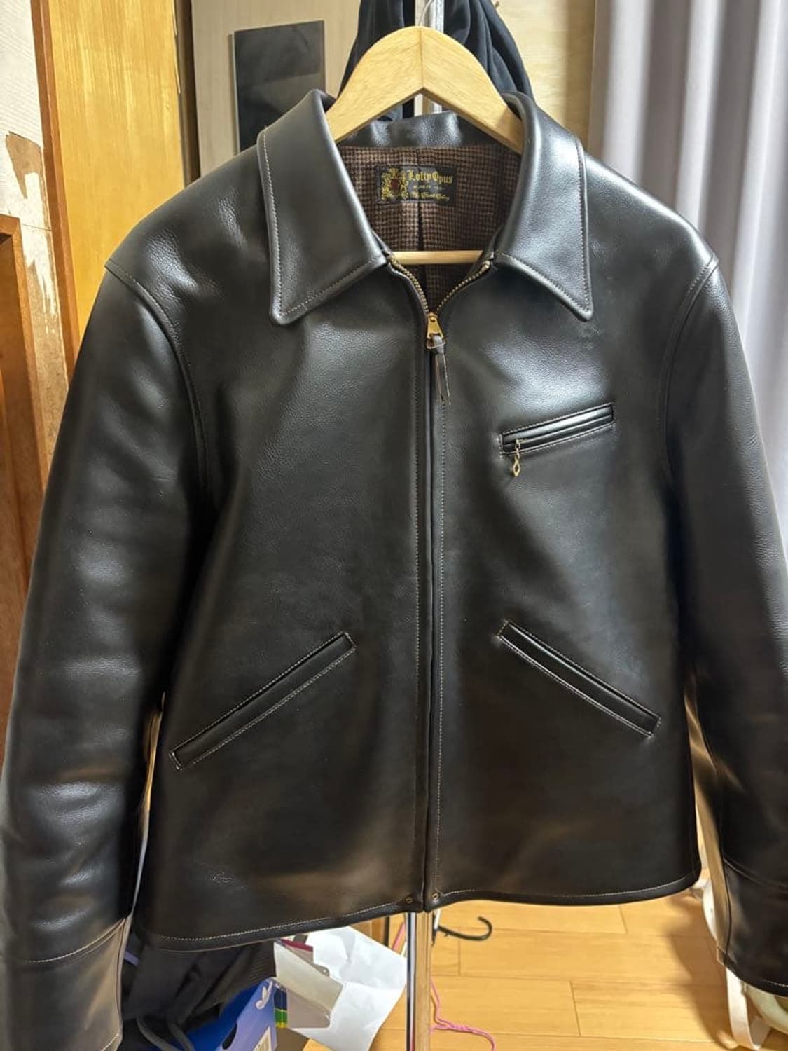 (40) 로프티오퍼스 30s 가죽 자켓 상품이미지1