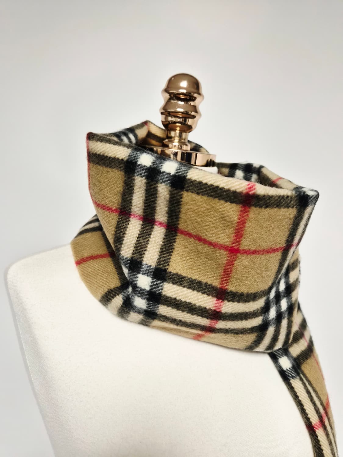 버버리 베이지 노바체크 램스울 머플러 목도리 상품이미지2