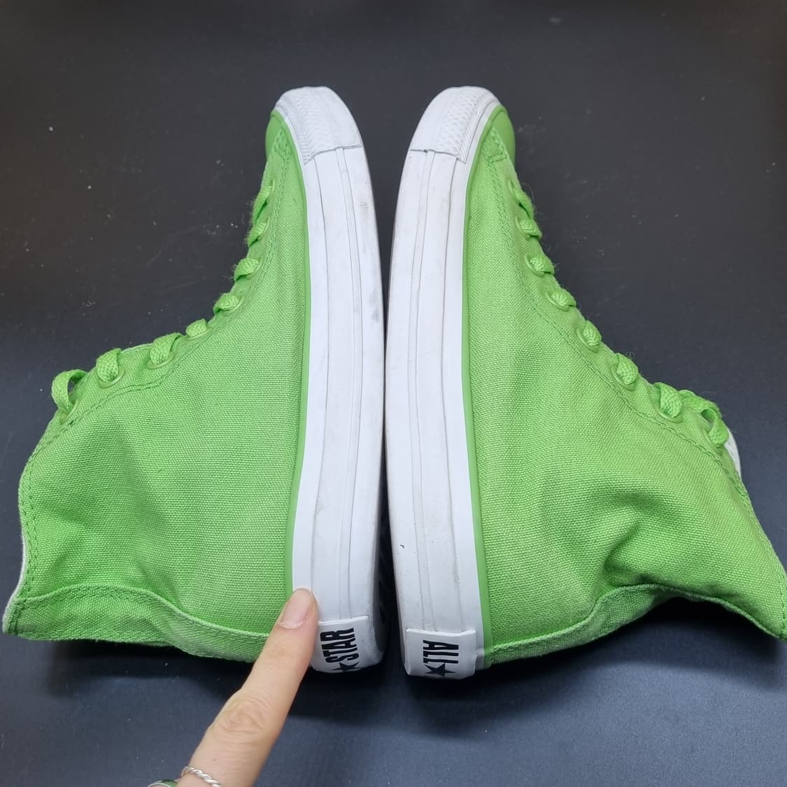 컨버스 척테일러 그린 하이탑250 상품이미지5