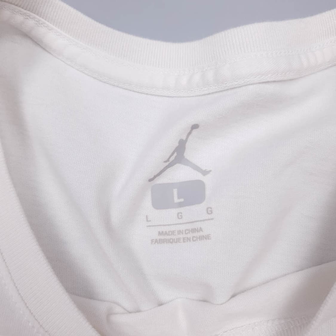 나이키 에어조던 화이트 조던 프린팅 반팔 티셔츠  상품이미지4